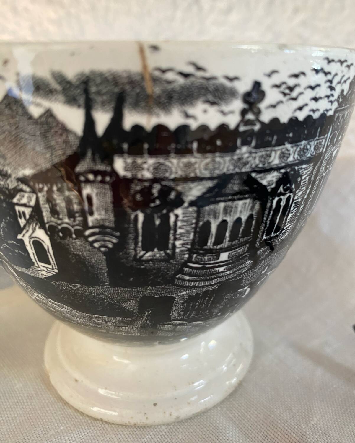 English earthenware cup 19th century