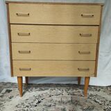 Vintage Scandinavian chest of drawers from the 70s