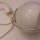 White opaline art deco hanging