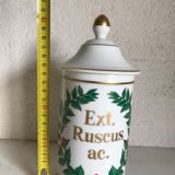 Porcelain apothecary pot
