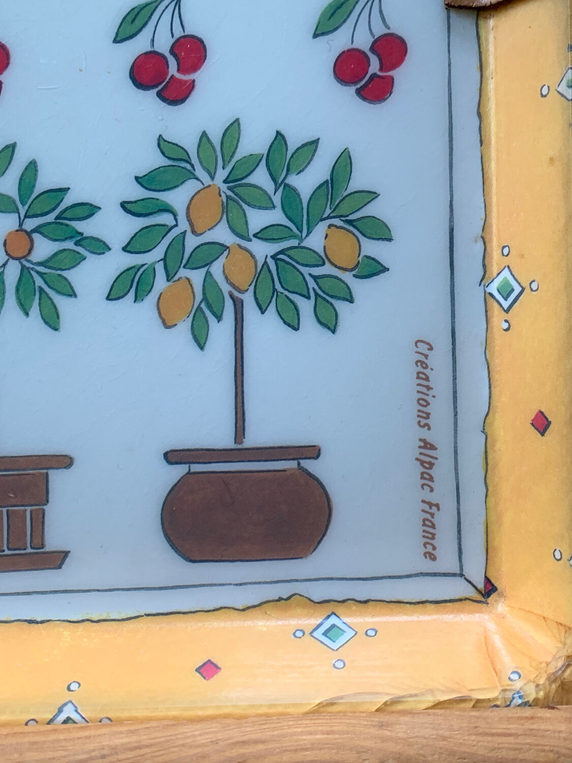 Plateau vintage marque Alpac