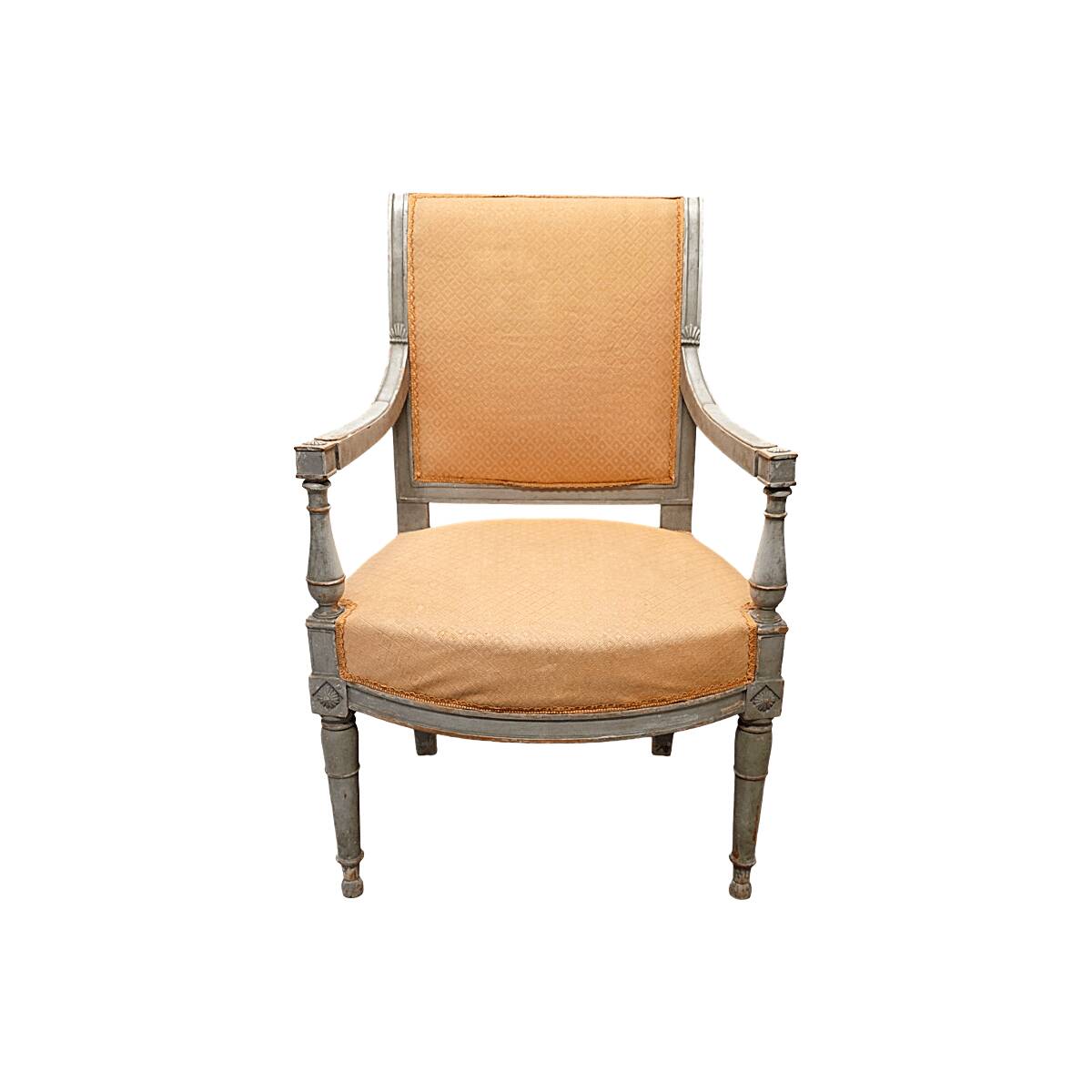 Antique French Louis XVI Armchair, late 1700s