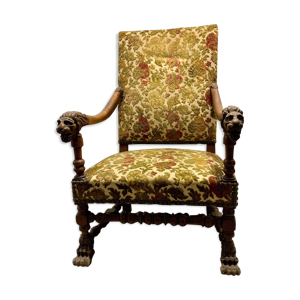 fauteuil louis xiii gueule