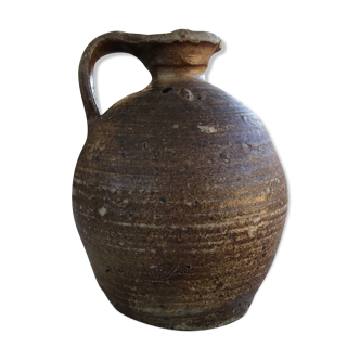 Enamelled sandstone pitcher