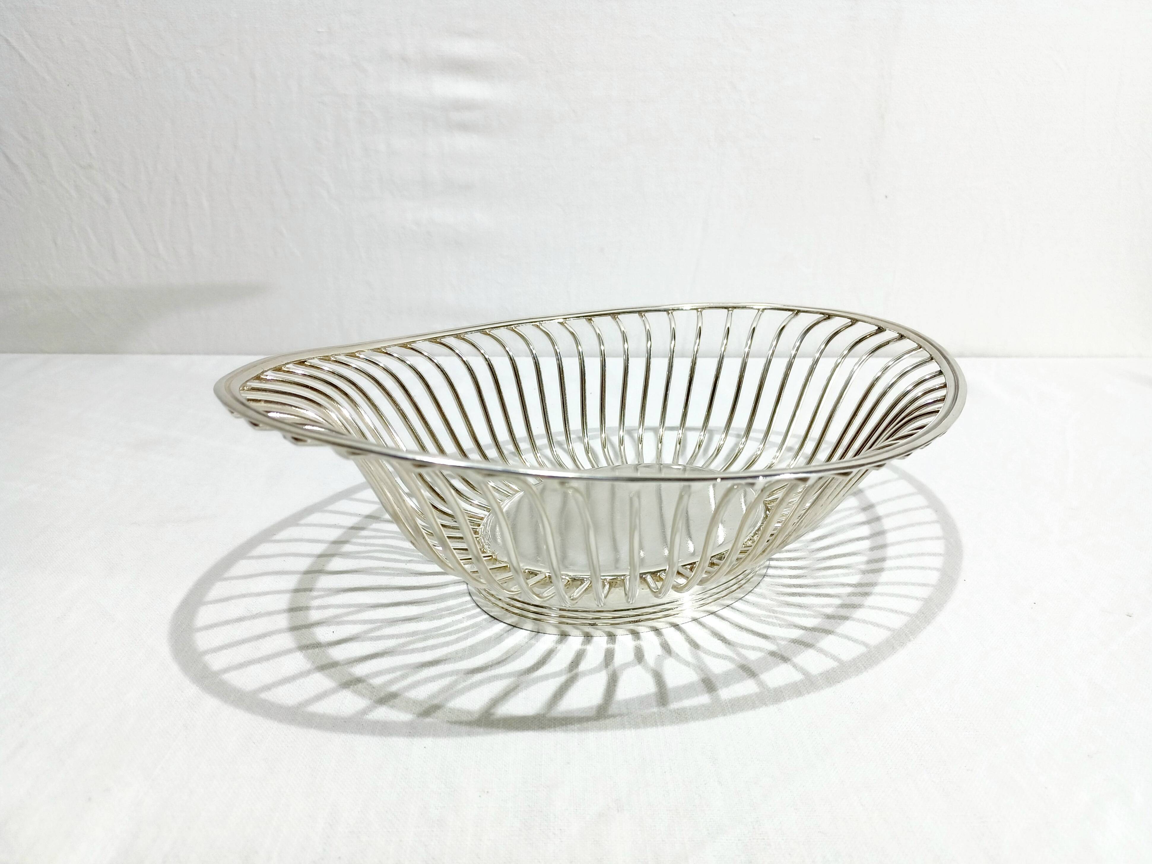 SILVER METAL BANQUETTE CHRISTOFLE GALLIA COLLECTION