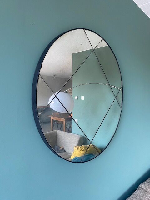 Industrial round mirror