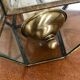 Vintage brass vestibule lantern