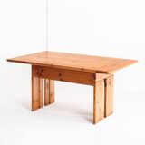 Dining table designed by Silvio Coppola for Fratelli Montina. Italy, 1970s