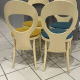 Set of 4 chairs from Baumann, Mouette model, vintage 1970