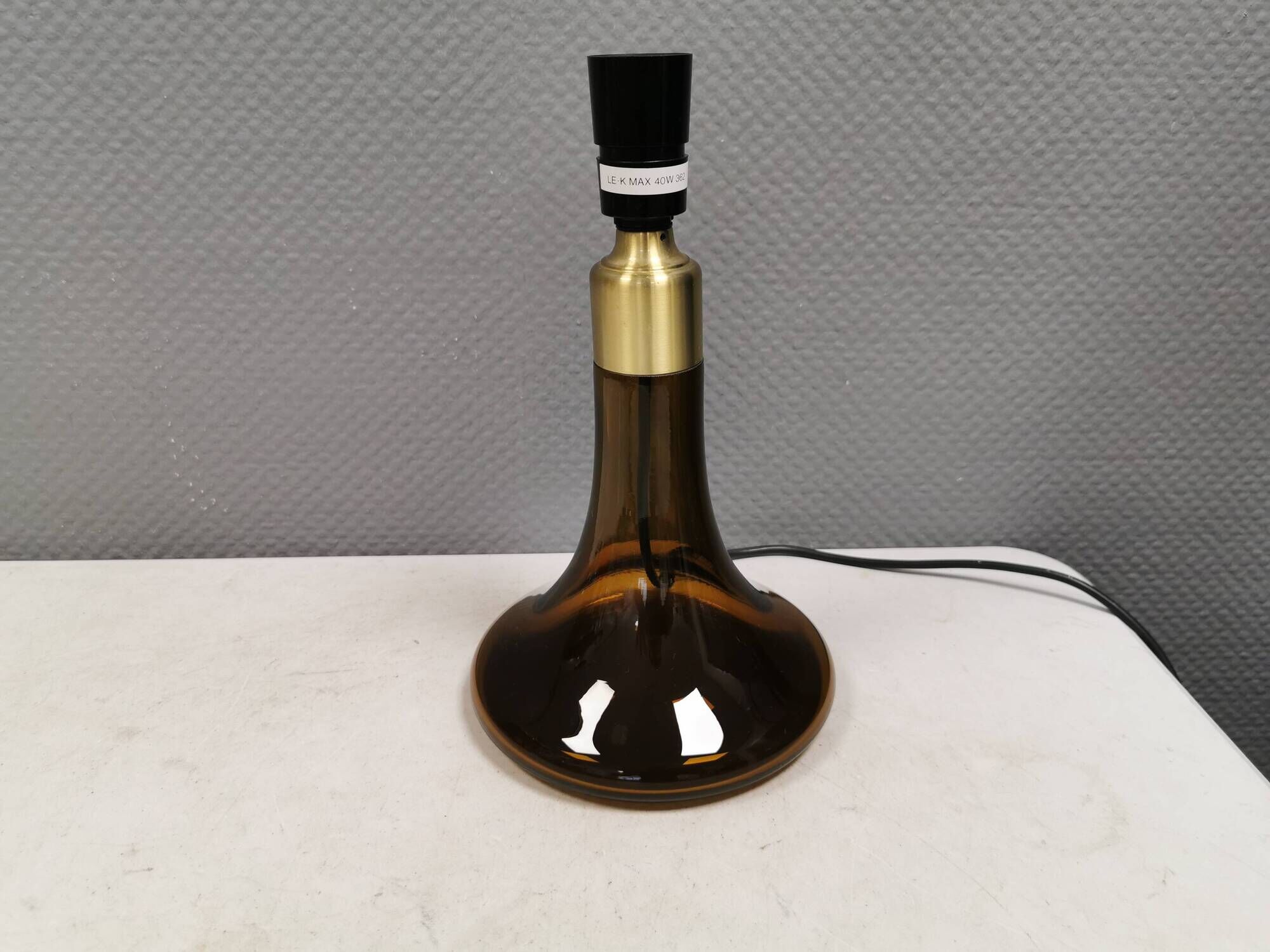 Le Klint table lamp, model 362,by Poul Christiansen for Holmegaard in 1972