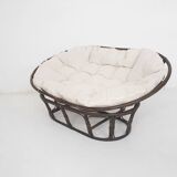 Manou two seater sofa with linnen cushion, The Netherlands 1970's