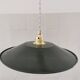 Suspension enamel iron plate old black