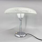 1930s Bauhaus Chrome Table Lamp, Czechoslovakia