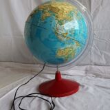 Luminous terrestrial globe