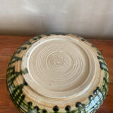 Glazed stoneware salad bowl from the Abbey of Fontgombault.