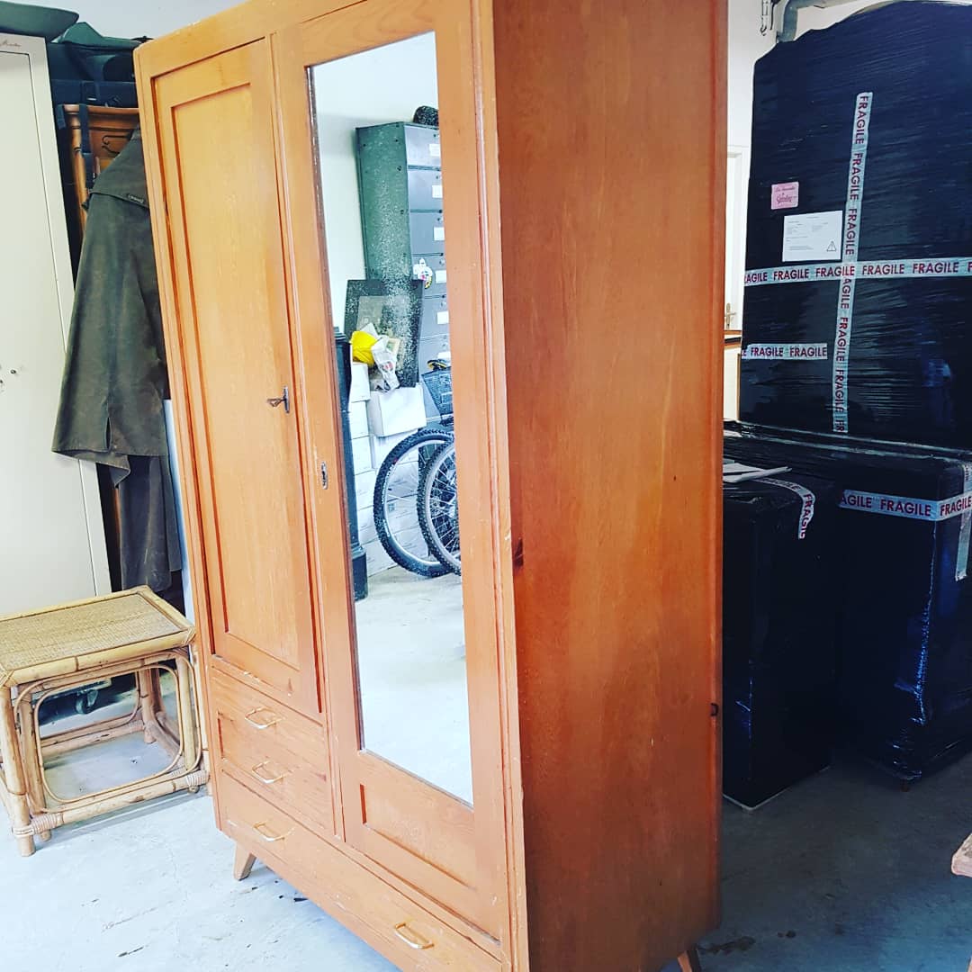 Vintage Parisian mirror cabinet