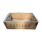 Ancienne caisse en bois et fer hediard