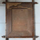 Bamboo wood mirror and 19th-century paintings