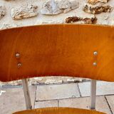 Compass chair in metal and wood 1950s/60s