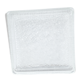 Cendrier pavé de verre transparent