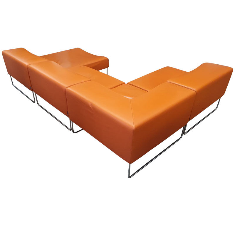 MOROSO sofa - Lowseat, orange leather