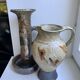 Huge candle holder in pottery / glazed ceramics 60s-70s