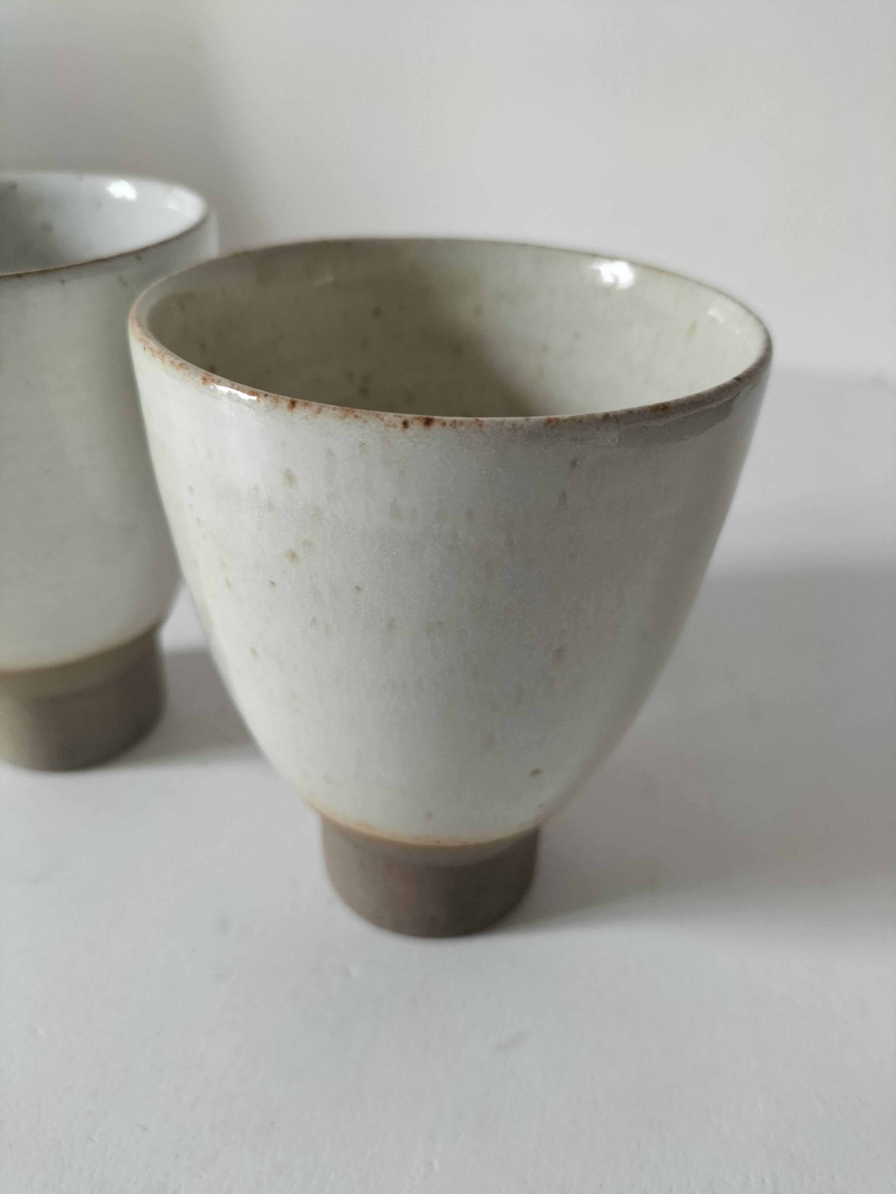 Two goblets on a pedestal Atelier Hurtault Puisaye