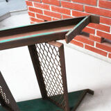 Industrial metal staircase