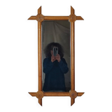 Bamboo and rattan mirror 80'