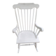 White rocking chair