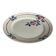 Round plate from the Céranord Saint-Amand service • Red and blue floral decoration