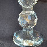 Candle holders - glass or cut crystal