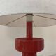 Mid-Century Modern Red Ceramic Table Lamp, 1960s