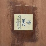 Vintage Mid-Century Scandinavian Modern Mahogany Coffee Table, 1950s