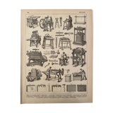 Lithograph engraving on the binding of 1897