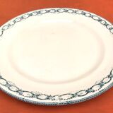 Service plate Faïence R&A (Rigale and Ameline) Salins Model Récamier