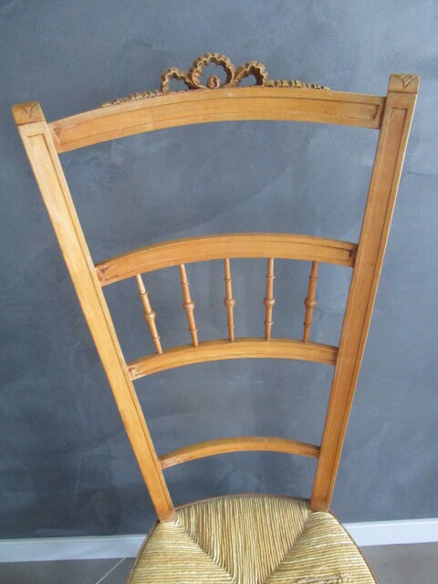 Old mulched nursing chair