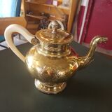 Tea and coffee set in vermeil and ivory