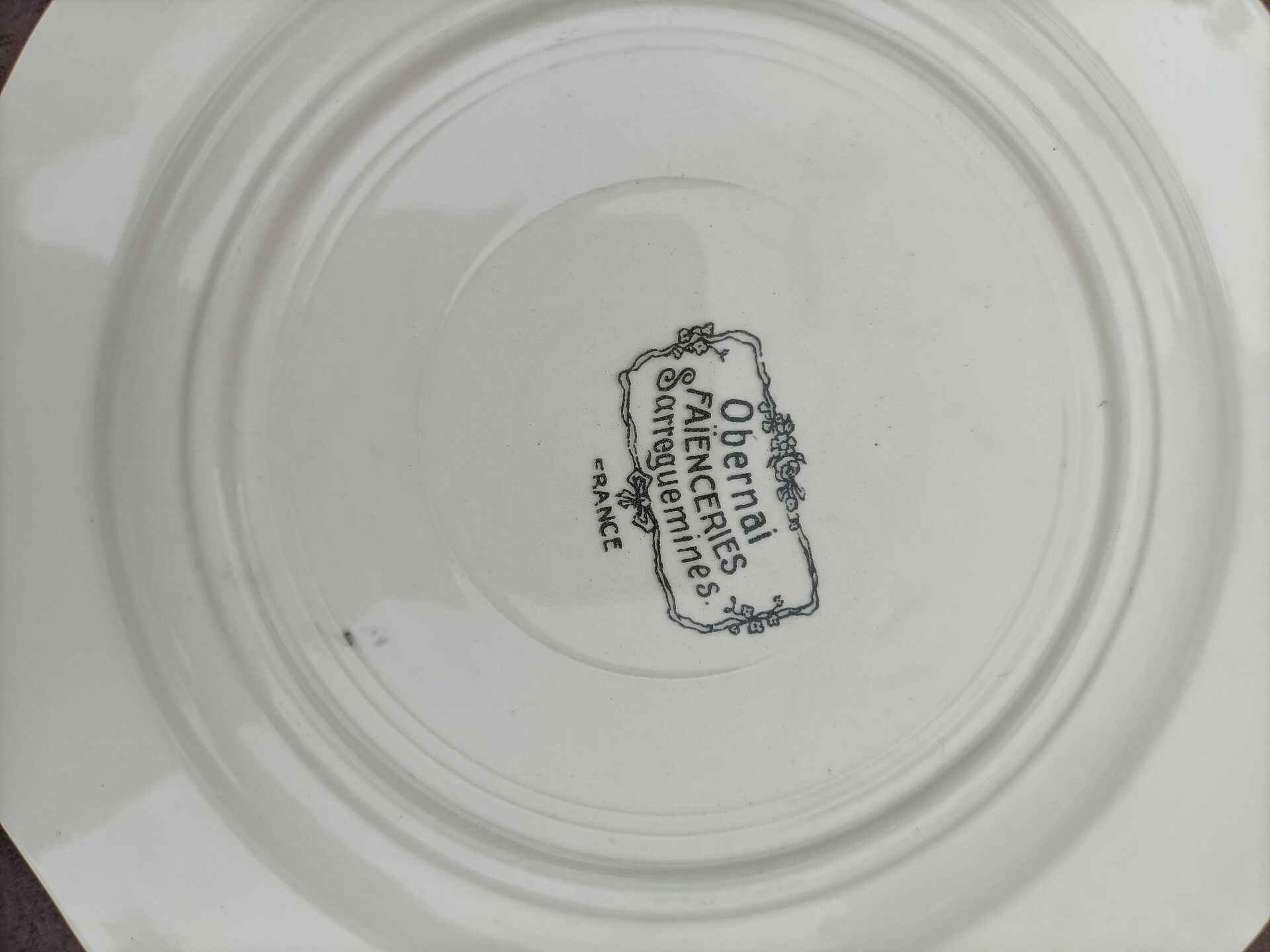Digoin Sarreguemines plates