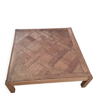 Parquet coffee table in the style of Versailles.
