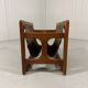 Salin Møbler teak & leather magazine holder Denmark 1960’s