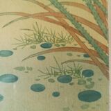 Deux peintures chinoises vintage sur soie