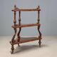 Antique Louis-Philippe walnut shelf, Italy, 19th century