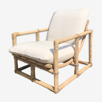 Rattan armchair