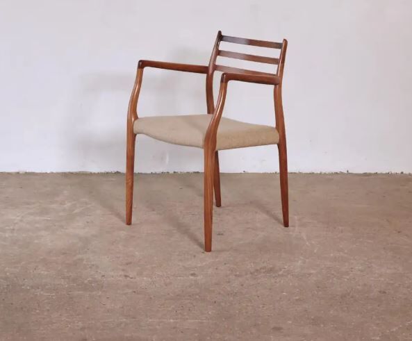 Armchair model 62 designed by Niels O. Møller in 1962, Denmark
