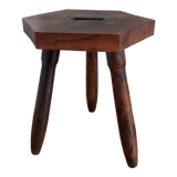 Wooden tripod stool
