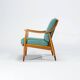 Danish Armchair in Teak & Oak by Pater Hvidt Mid Century