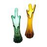 Couple of glass soliflora