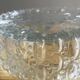 Portuguese bubble glass flush mount lamp