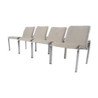 Lot de 4 chaises de Kho Liang Ie, Stabin modèle 703, Hollande années 1960